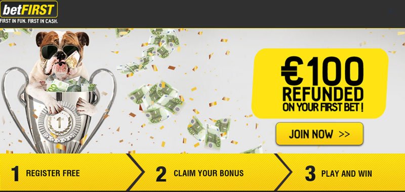 €100 Refunded on your first bet!